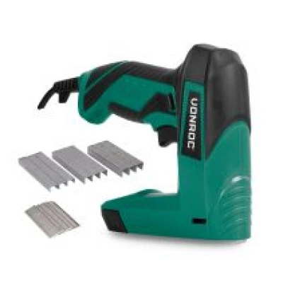 Electric tacker - Incl. 900 staples & 300 nails