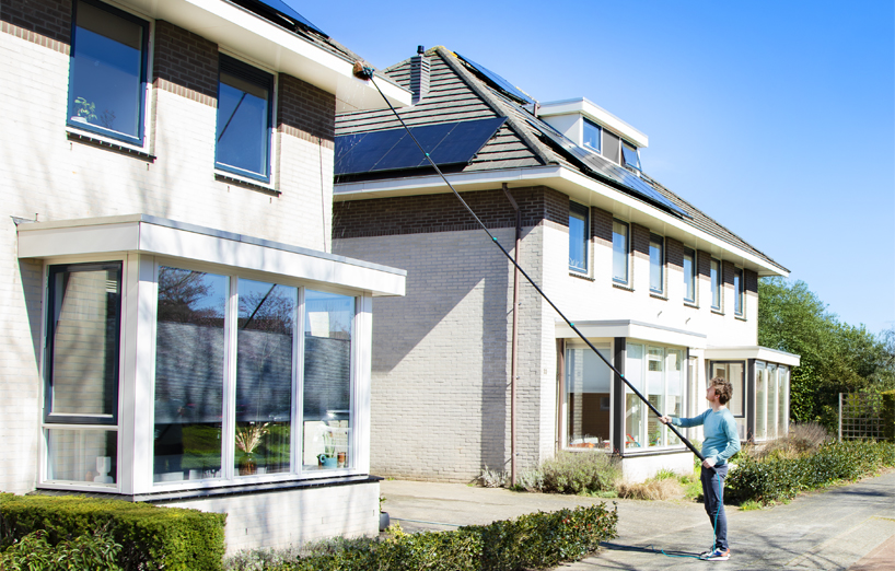 Escovas de lavagem telescópicas