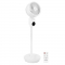 BREEZE Ventoinha de pé - silenciosa - 98cm - branca | Incl. controlo remoto