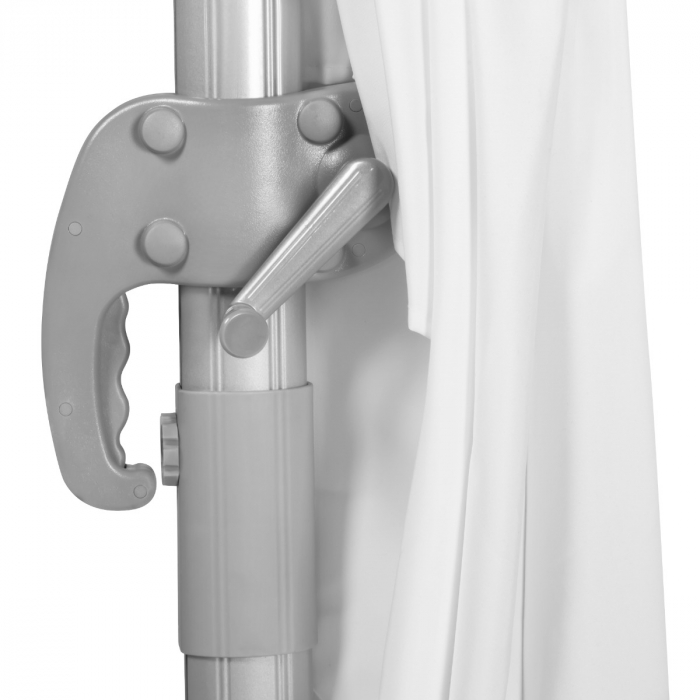 Cantilever parasol Pisogne 300x300cm – Premium parasol | White