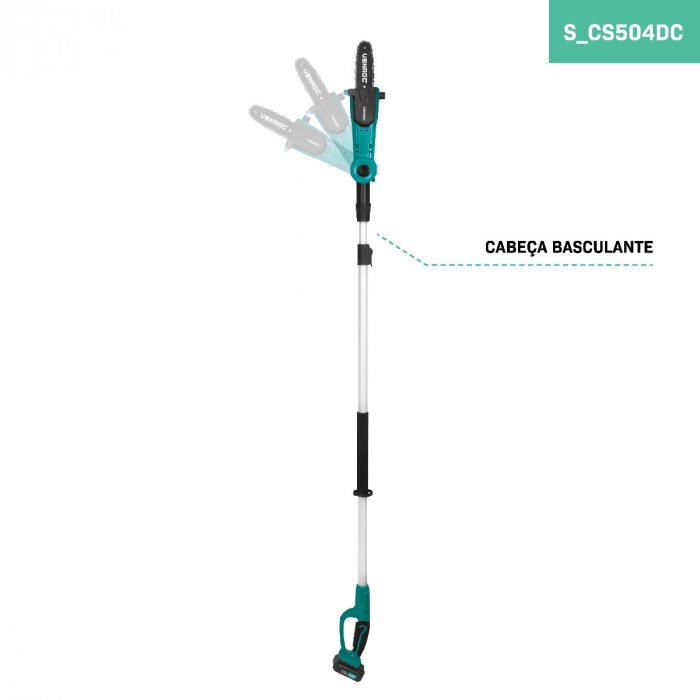 PT Telescopic chainsaw 20V – 2.0Ah - 200 up to 260 cm. | Incl. battery and quick charger