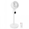 Ventoinha de pé BREEZE – silenciosa – 88 cm – branca | Inclui controlo remoto