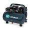 Compressor de ar silencioso - 57,5dB | 6 Lt - Sem óleo - 750W - Cinza escuro
