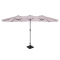 Guarda-sol Iseo 460x270cm – Guarda-sol Premium – Bege | Inclui base de 26 kg