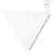 Toldo Vela Triangular – Premium – ∆ 360 cm – Resistente à água | Branco