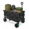 Carrinho de transporte XL – Dobrável – 80 kg – 200 L | Preto