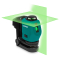 Laser de Linhas Cruzadas 360° Recarregável 4V Verde | Autonivelante - Alcance de 40 Metros