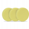 Discos de polir - 150mm - 3 peças - amarelo