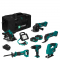 Conjunto de ferramentas VPower 20V - 4.0Ah | Incl. 6 máquinas, 2 baterias, carregador e bolsa resistente de ferramentas