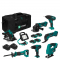 Conjunto de ferramentas VPower 20V - 2.0Ah | Inclui 7 máquinas, 4 baterias e 2 carregadores rápidos