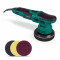 Polidora Excêntrica (Roto-Orbital) 650W - 125mm | Incl. 4 Esponjas de Polimento