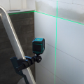 Cross line laser | Green - self leveling - 18 meter range