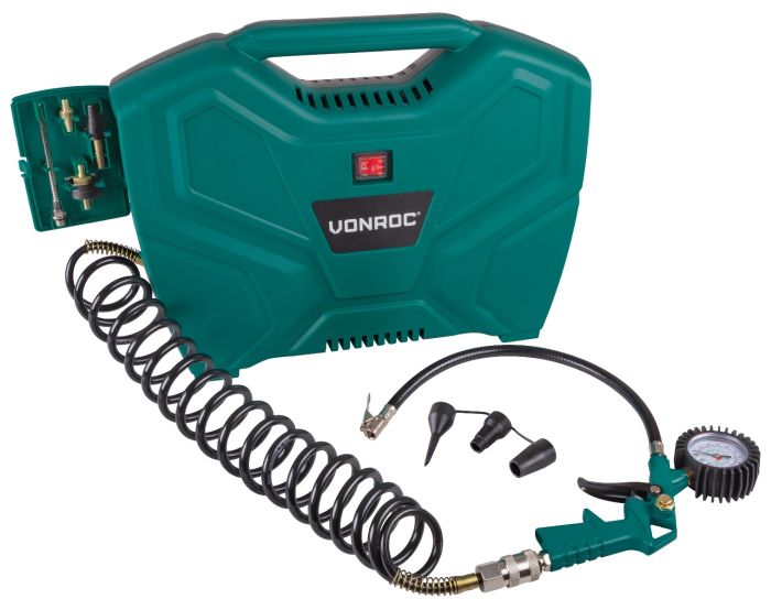 Compressor de ar portátil 1100W  Encomende directamente na VONROC