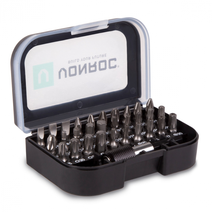 Conjunto universal de bits 31 pcs | Incl. suporte de bits e caixa de armazenamento main product photo